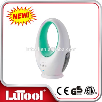 LUTOOL Electric Bladeless Fan, Oscillating Fan, With LED Light & Remote Control